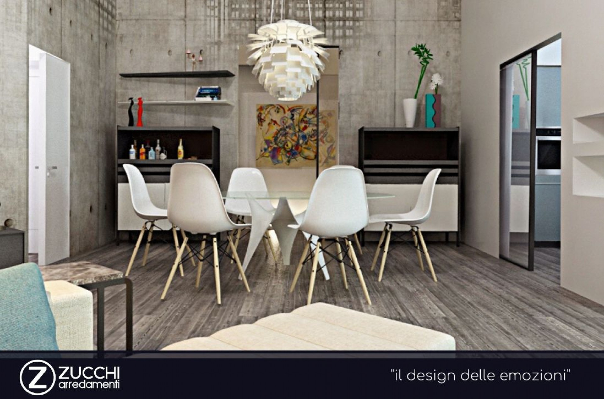 Arredamento Completo Zona Living 1 by Zucchi Arredamenti
