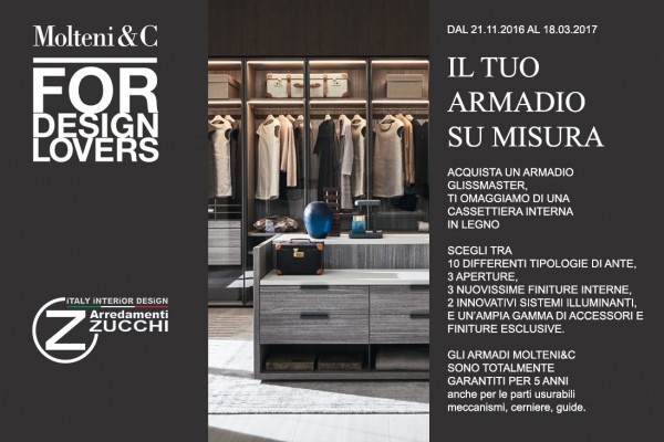 Promozione armadi. Il tuo armadio su misura