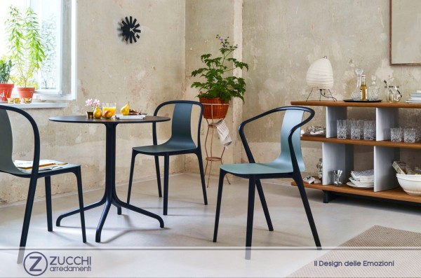 Carte d'arredo Belleville Chair Plastic Vitra 1