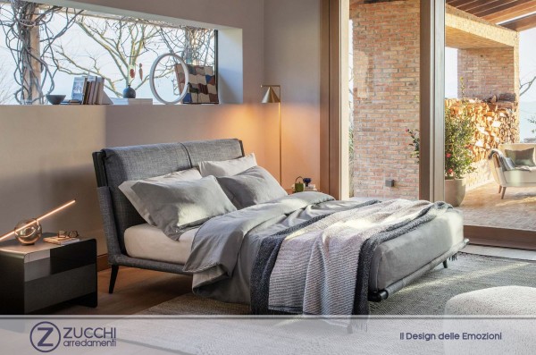Carte d'arredo Letto Bed Gaudì Flou ZUCCHI arredamenti made in italy 01