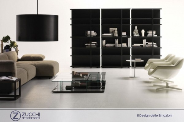 Carte d'arredo Libreria Bookcase Mex Cassina zucchi arredamenti made in italy 01