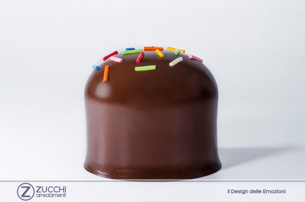 Carte d'arredo Pouf Big Eat Cioccolatino Gugliermetto experience 01
