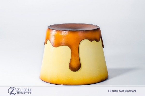 Carte d'arredo Pouf Big Eat Creme Gugliermetto Experience Zucchi arredamenti 01