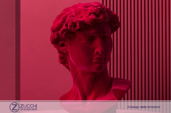 Carte d'arredo Scultura David Velvet di Adriani & Rossi, busto in ceramica effetto velluto