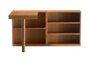 Le Corbusier: Table de travail avec rayonnages 0 Zucchi Arredamenti