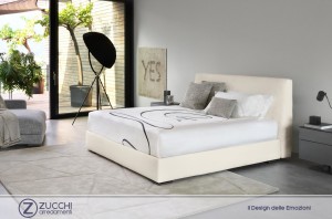 Emanuela Garbin: Letto MyPlace Flou Zucchi Arredamenti Made in Italy 01