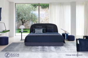 Design Flou: Letto Taormina Flou Zucchi Arredamenti made in italy design 01