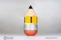 Pouff e sedute a forma di matite in poliuretano che rinterpretano e richiamano le Matite Staedtler Noris con gomma 122-HB e Bicolore con doppia punta, insieme alle matite semplici colorate MATilda