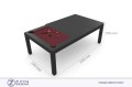 Tavolo Biliardo Acciaio Verniciato Billiard table Painted Metal Metal-Line Fusiontables Saluc ZUCCHI arredeamenti 19